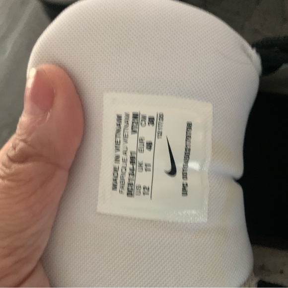 Nike Air Max 97, Black White Silver Shoes, Like New Size 12 Black TerryCloth - Picture 6 of 6